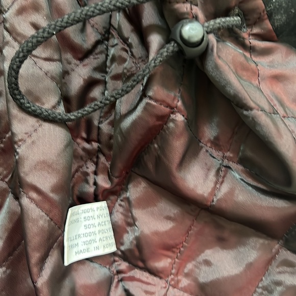 Talbots coat jacket with hood in black Size 8P - Picture 13 of 16